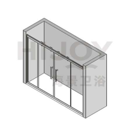 Stainless steel screen (one fixed and one moving)