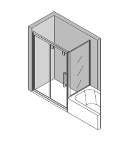 Square stainless steel shower room